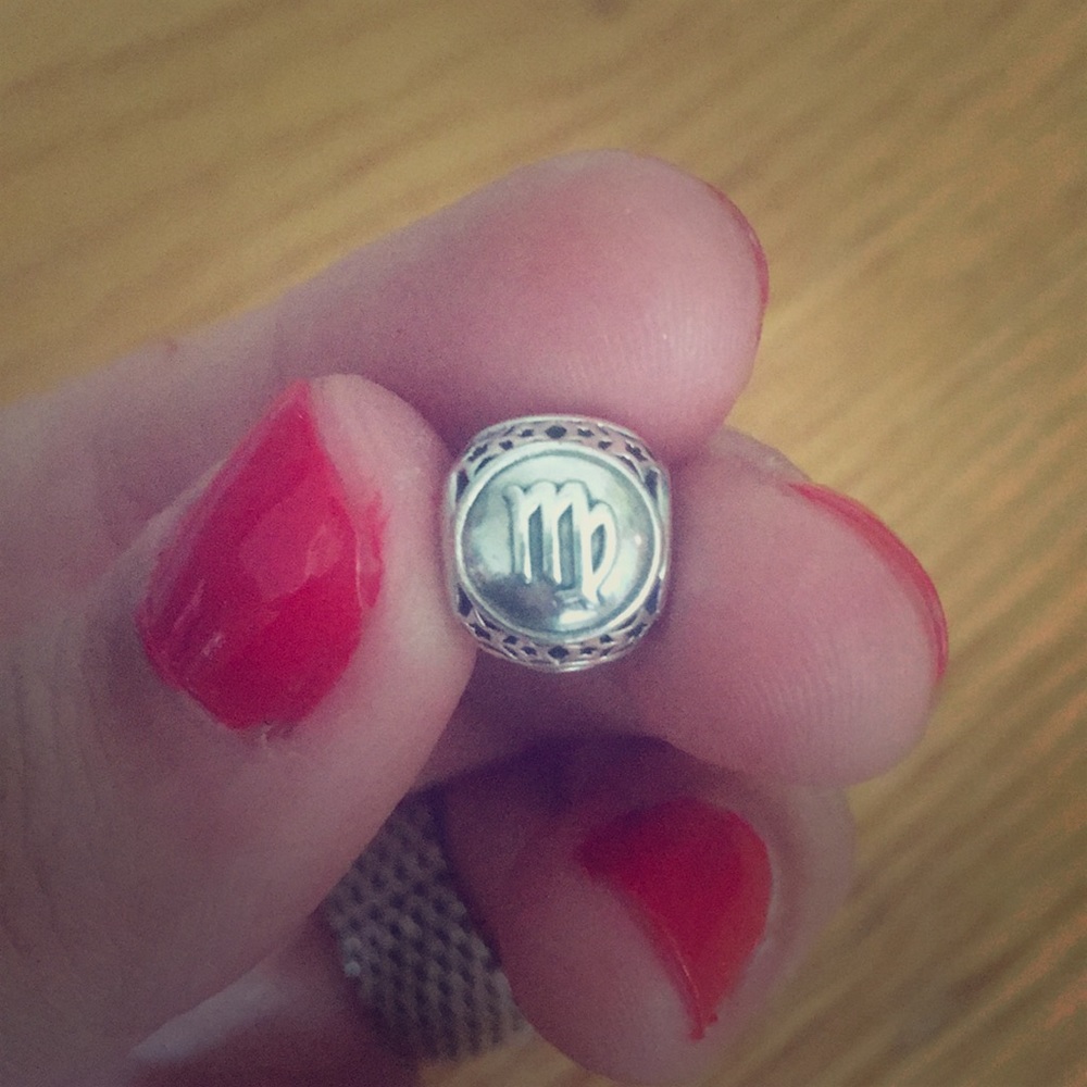 Discontinued Virgo pandora charm